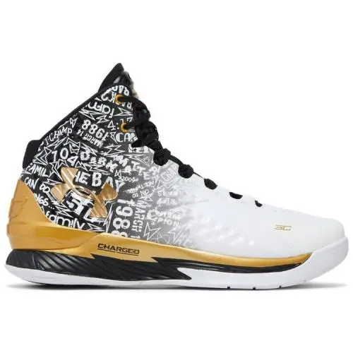 Under Armour shoes - Curry 1 2 - Curry - 3028431-001 - Black-White 6