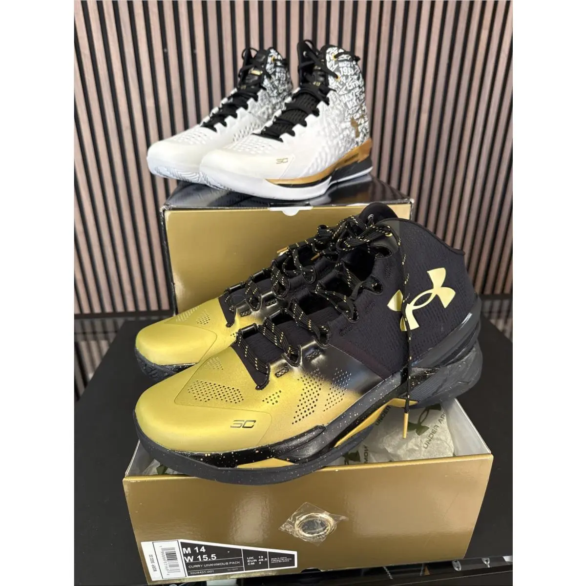 Under Armour Curry `back to Back Mvp` Pack 2023 Unanimous 3028431001 US Men`s 14