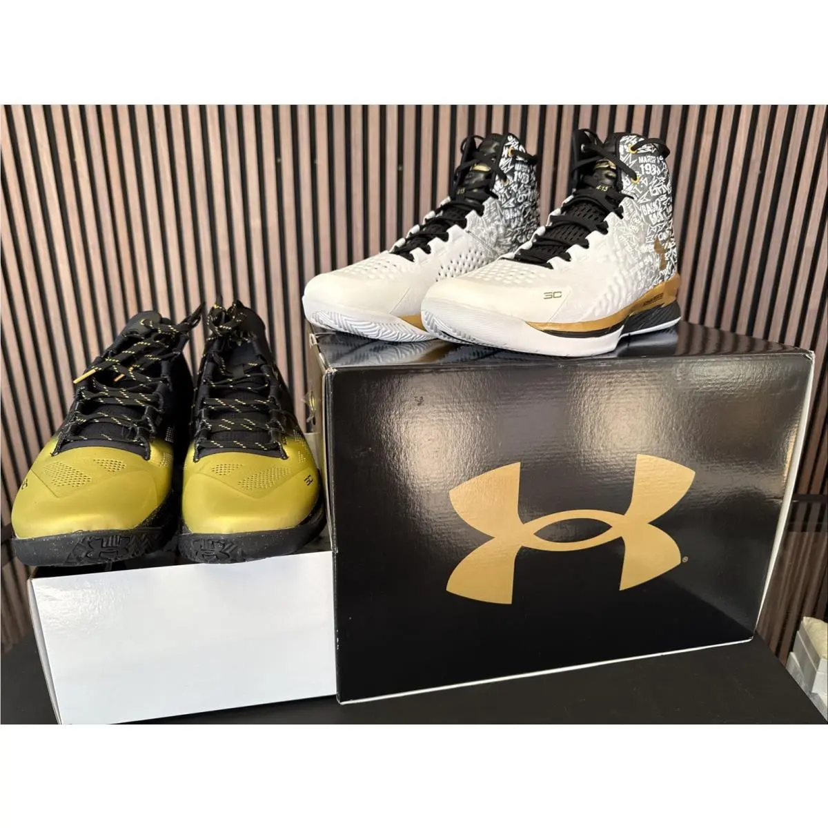 Under Armour shoes - Curry 1 2 - Curry - 3028431-001 - Black-White 2