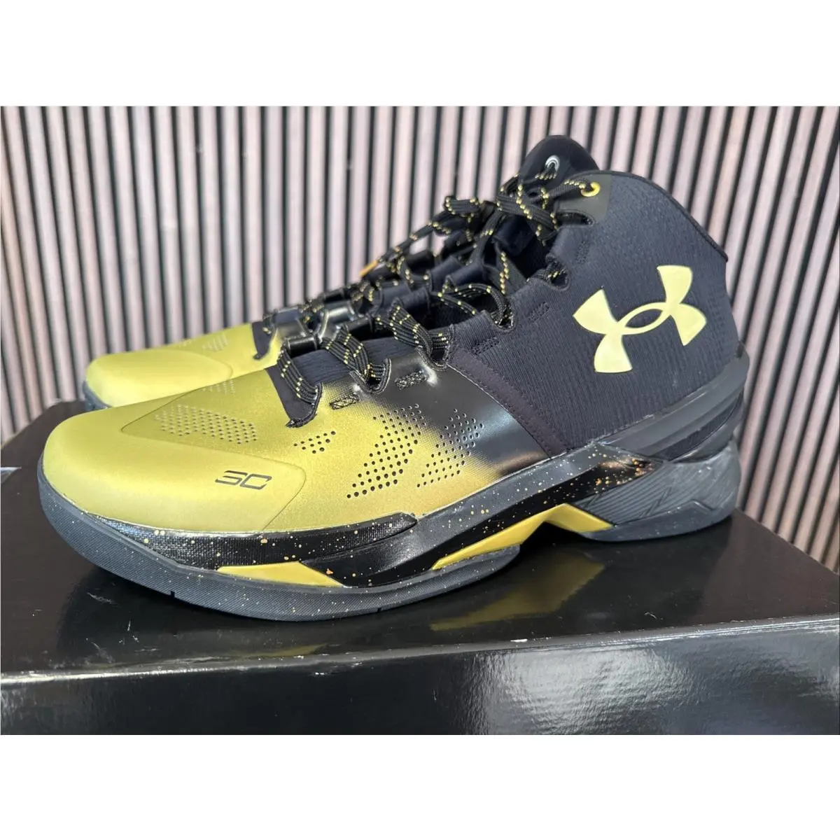 Under Armour shoes - Curry 1 2 - Curry - 3028431-001 - Black-White 5