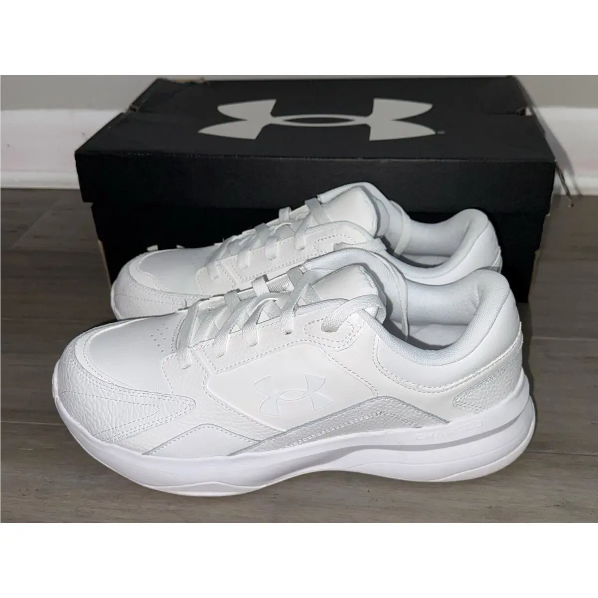 Under Armour shoes - Under Armour UA Edge LTHR 4E - White 0