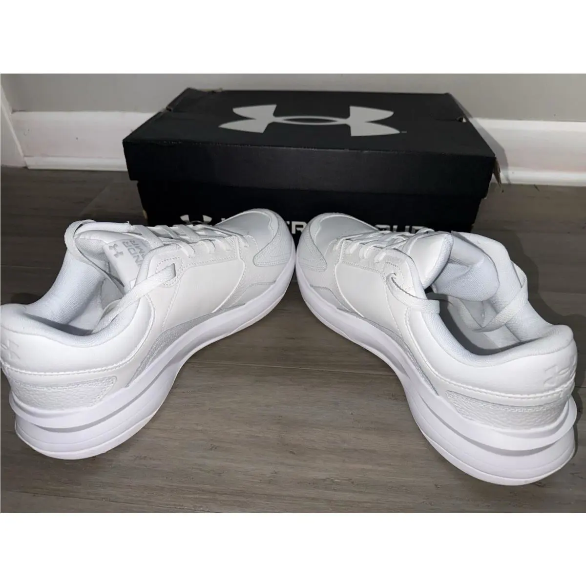 Under Armour shoes - Under Armour UA Edge LTHR 4E - White 2