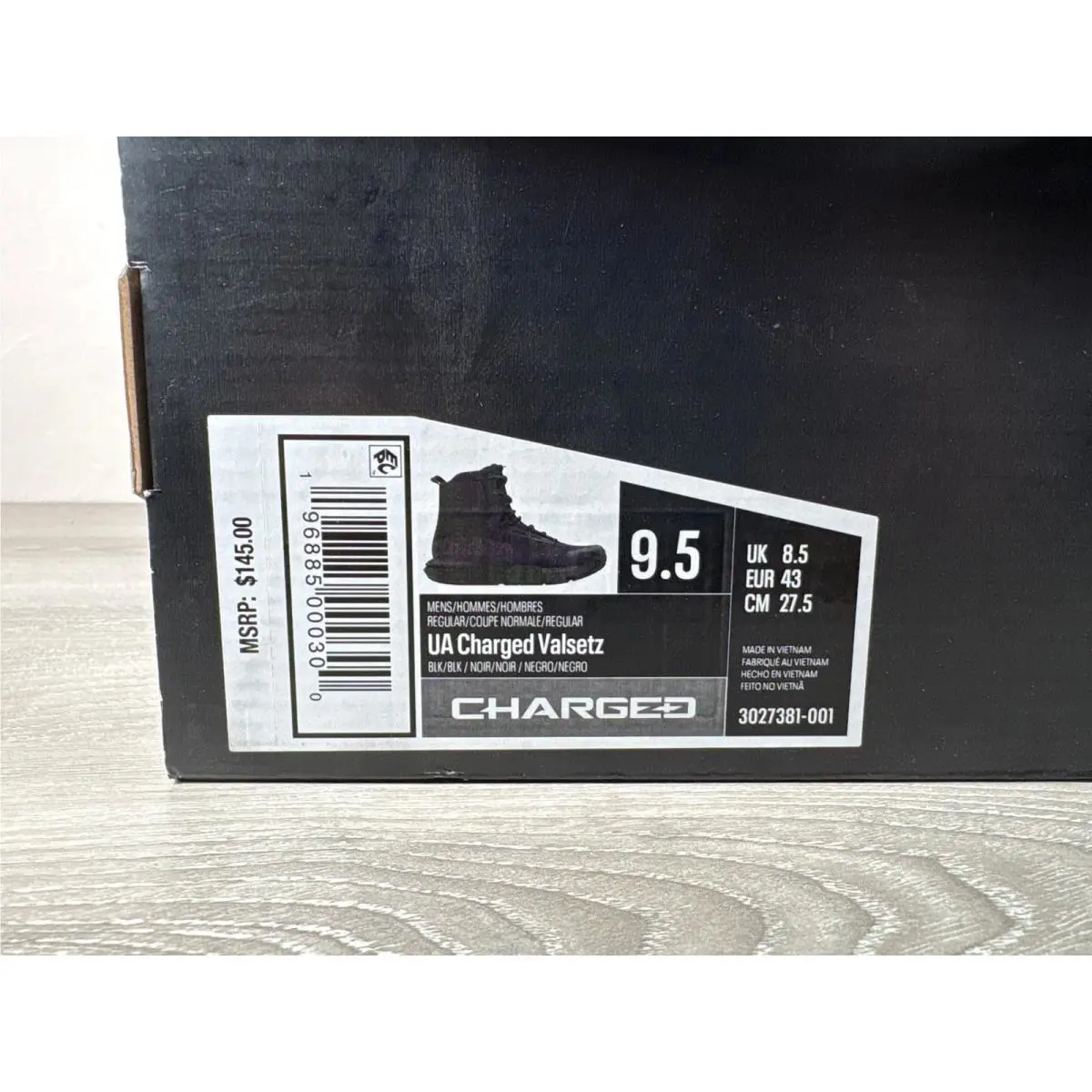 Under Armour shoes - UA Charged Valsetz - Charged Valsetz - Black 6