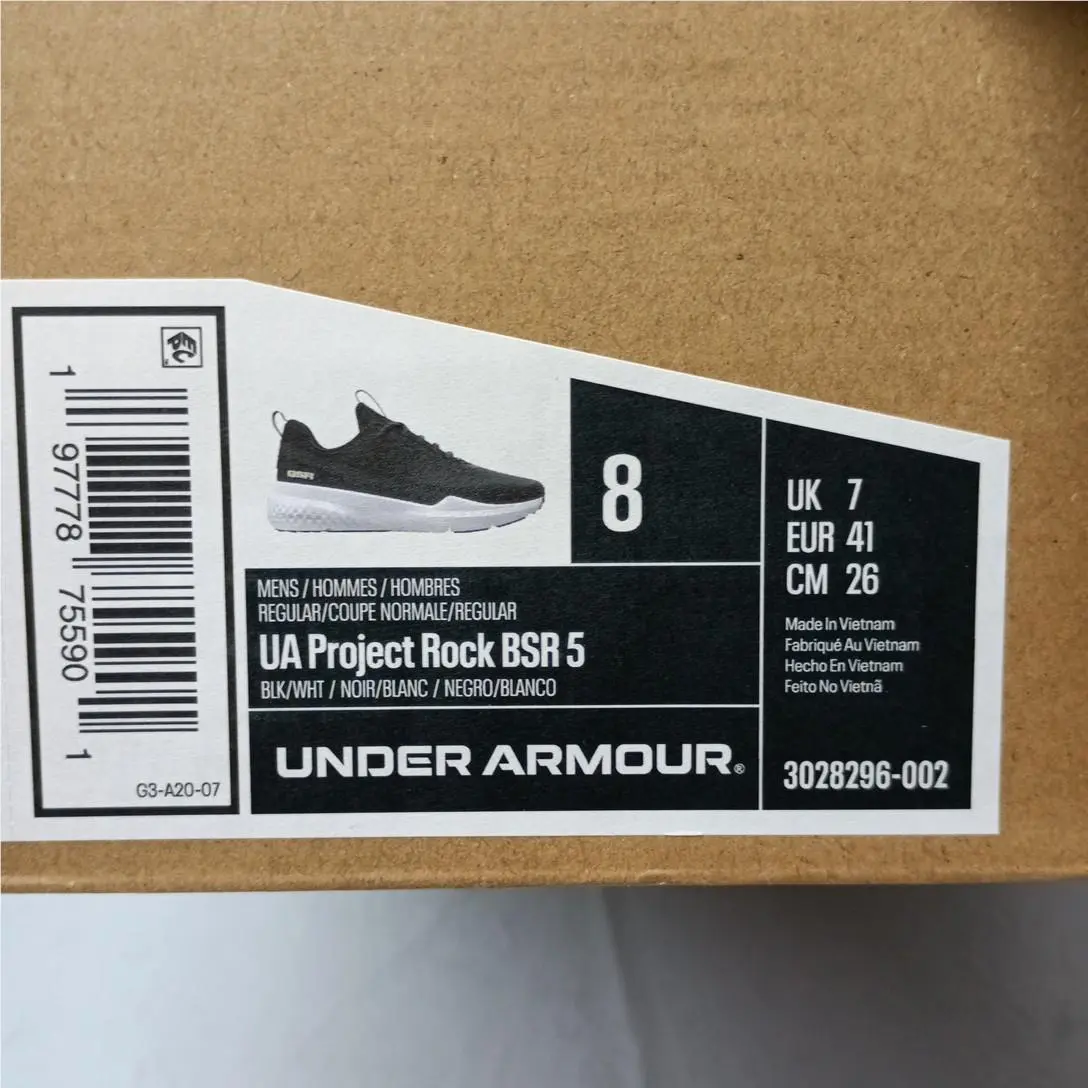 Under Armour shoes - Under Armour Project Rock BSR 5 - 3028296 - Black 7