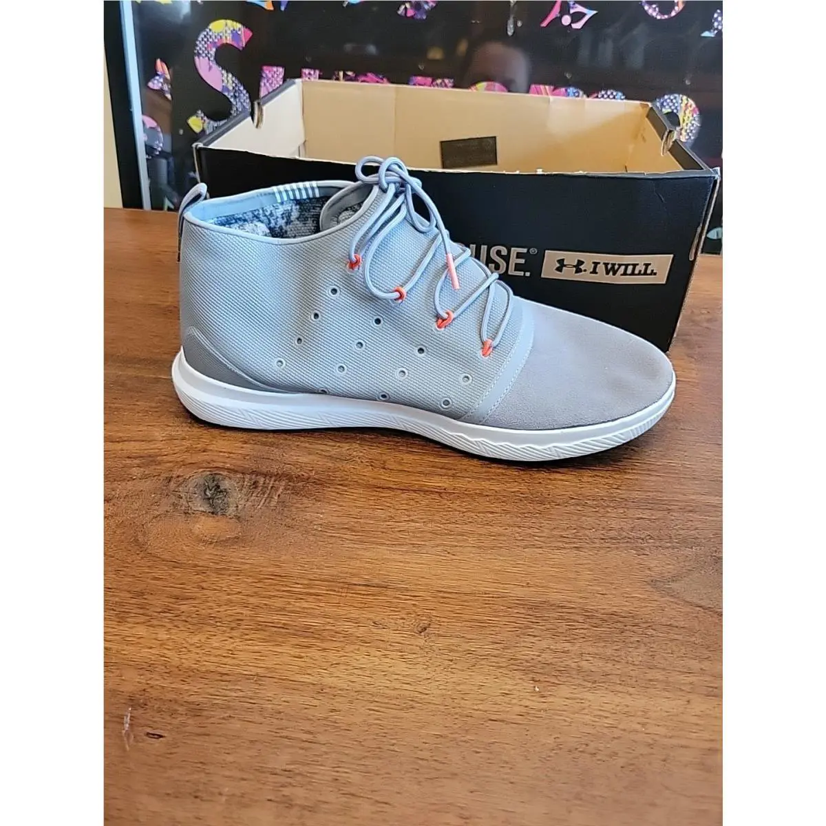 Under Armour shoes - Under Armour Charged 24/7 - Charged - 1298063 035 - Gray White (UPC: 190510800020) 4