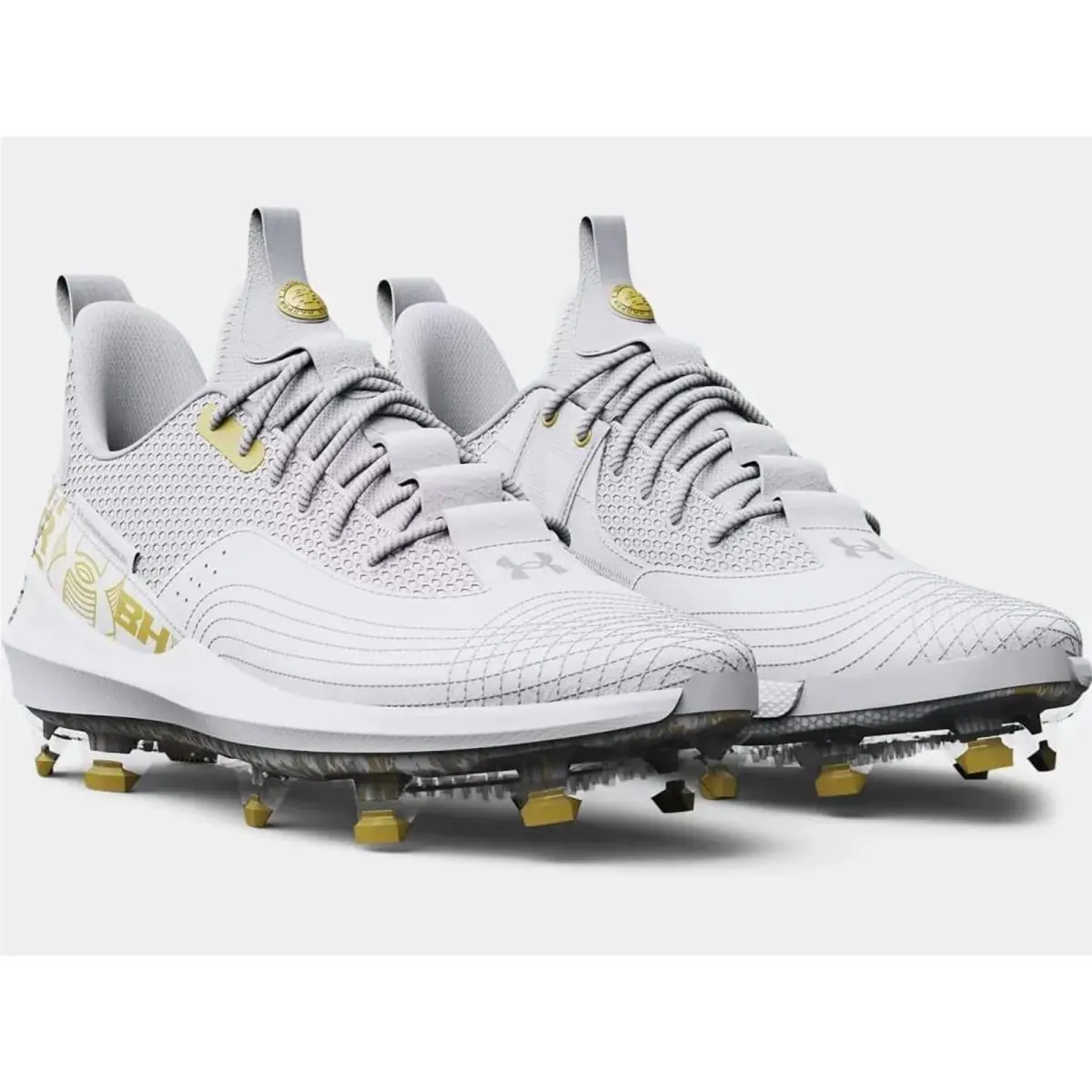 Under Armour shoes - UA Harper 7 - Harper - 3025585-100 - White & Gold (UPC: 195253681332) 3
