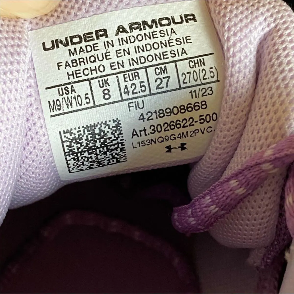 Under Armour shoes - Under Armour Curry 3Z7 - Curry - Purple, black 10