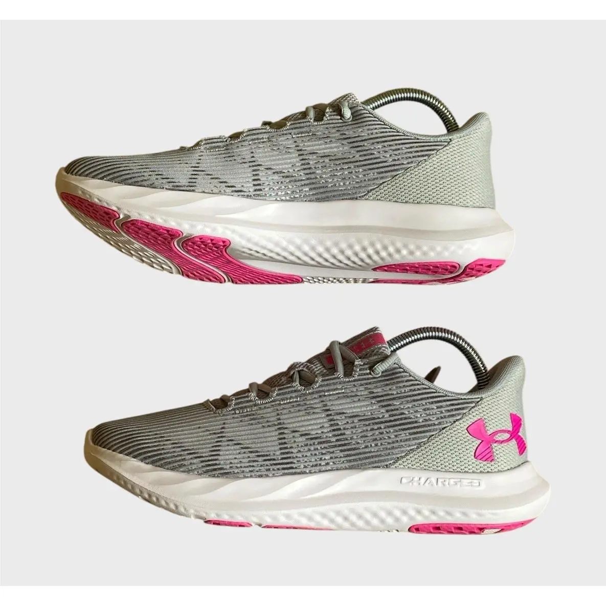 Under Armour shoes - Armour Charged Speed Swift - Armour Charged Speed Swift - Grey, white, pink 5