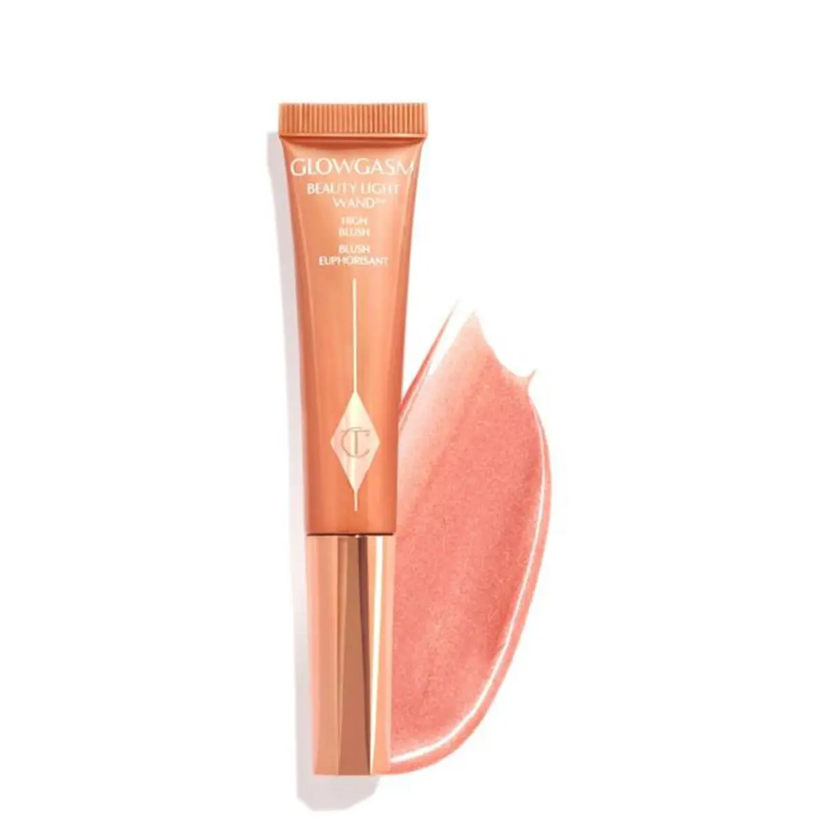 Charlotte Tilbury Glowgasm Beauty Light Wand Highlighter - Peachgasm .40 Oz- Box