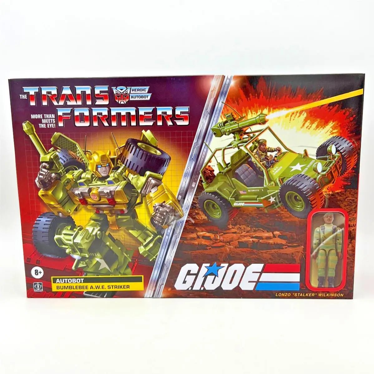 Transformers x G.i. Joe Bumblebee A.w.e. Striker W/lonzo Stalker Wilkinson