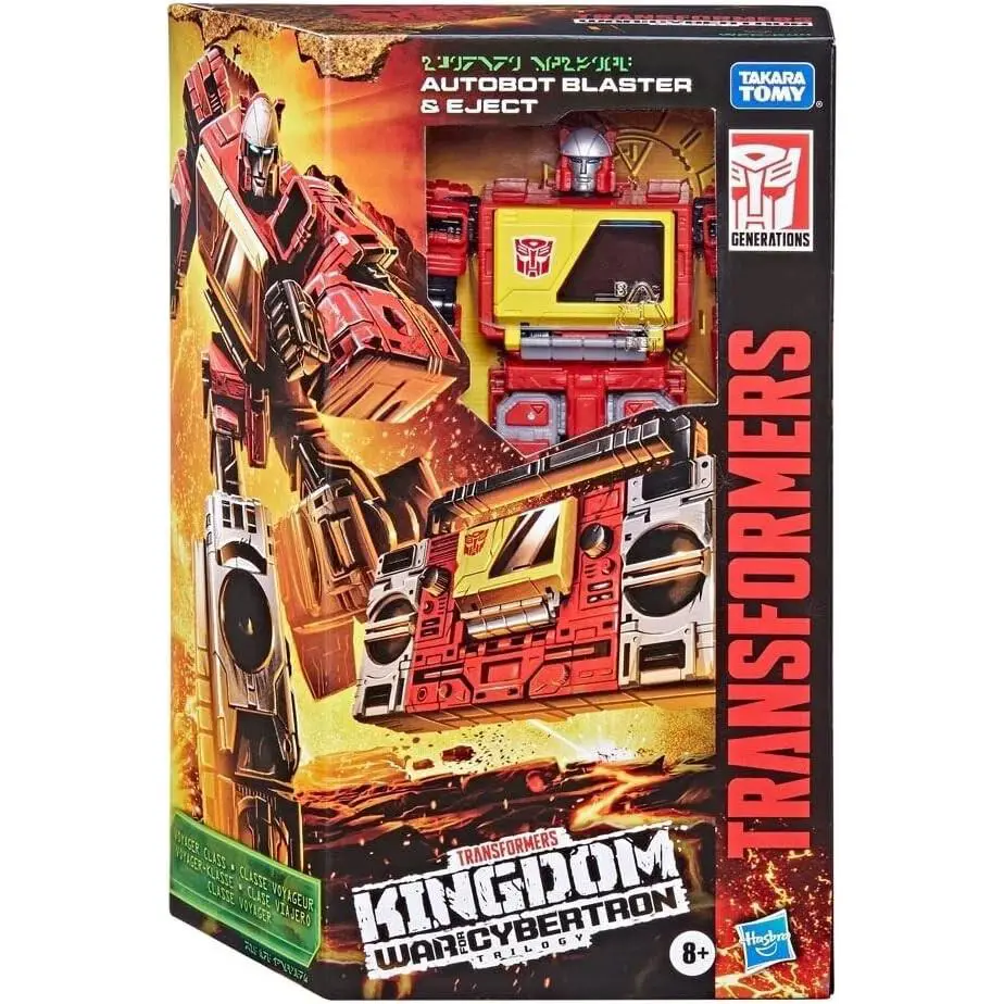 Transformers War For Cybertron Kingdom: Autobot Blaster Eject WFC-K44 Figure