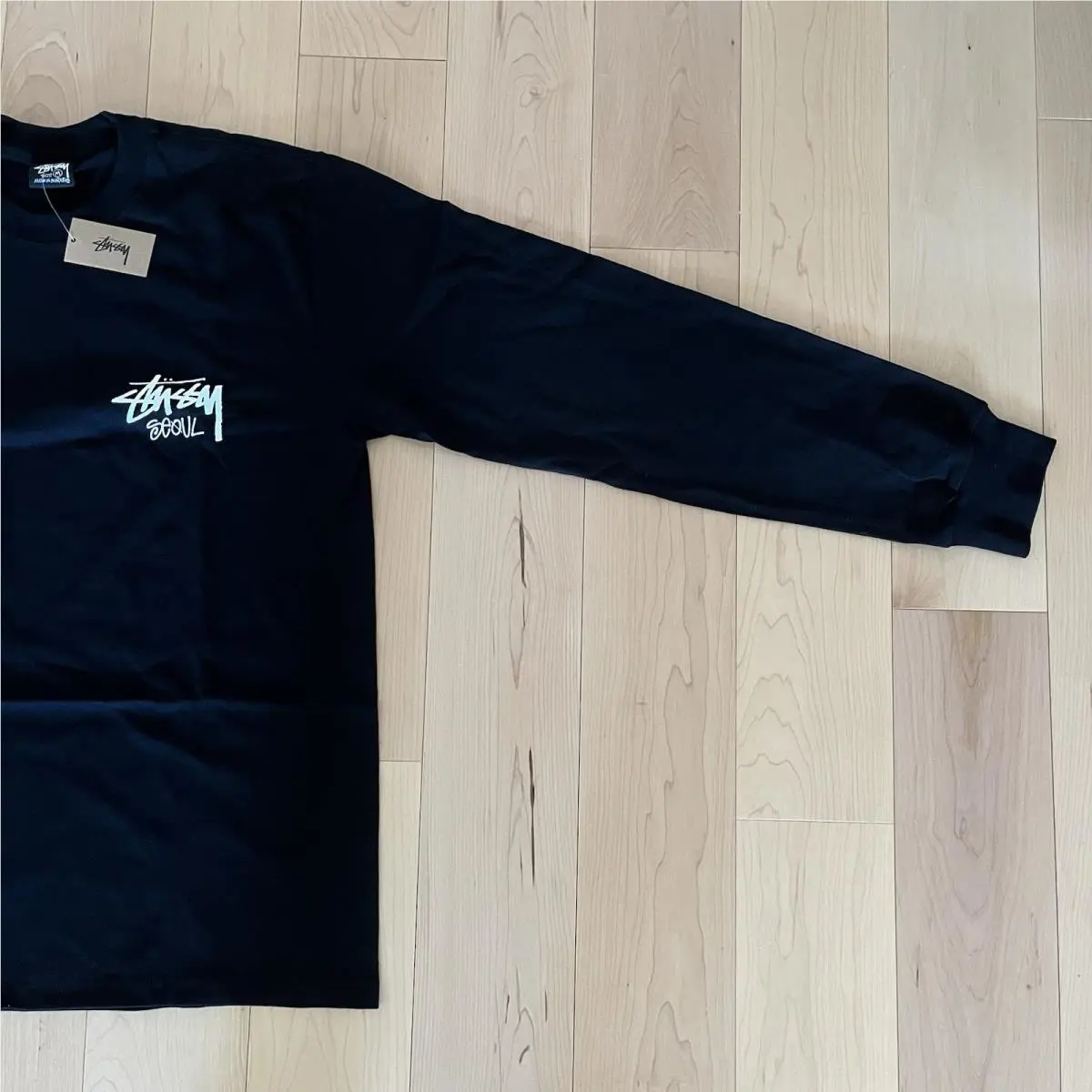Stussy  clothing - Stuss Stock Seoul Tee - Stuss Stock Seoul Tee - Style 3903976 - Black 4