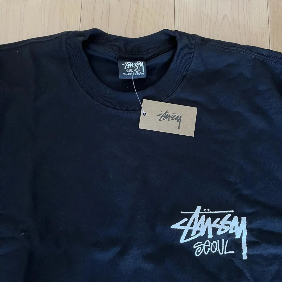 Stussy  clothing - Stuss Stock Seoul Tee - Stuss Stock Seoul Tee - Style 3903976 - Black 1