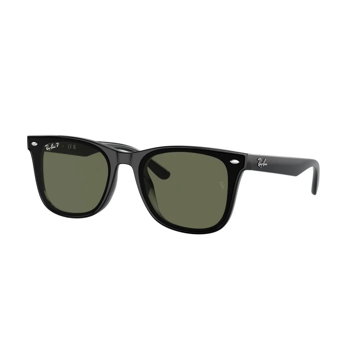 Ray-ban RB 4420 Black Dark Green Polar 601/9A Sunglasses
