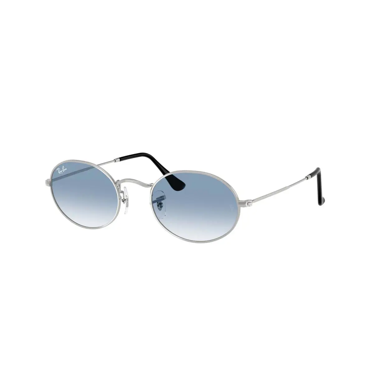 Ray-ban RB 3547 Oval Silver Clear Gradient Blu 003/3F Sunglasses