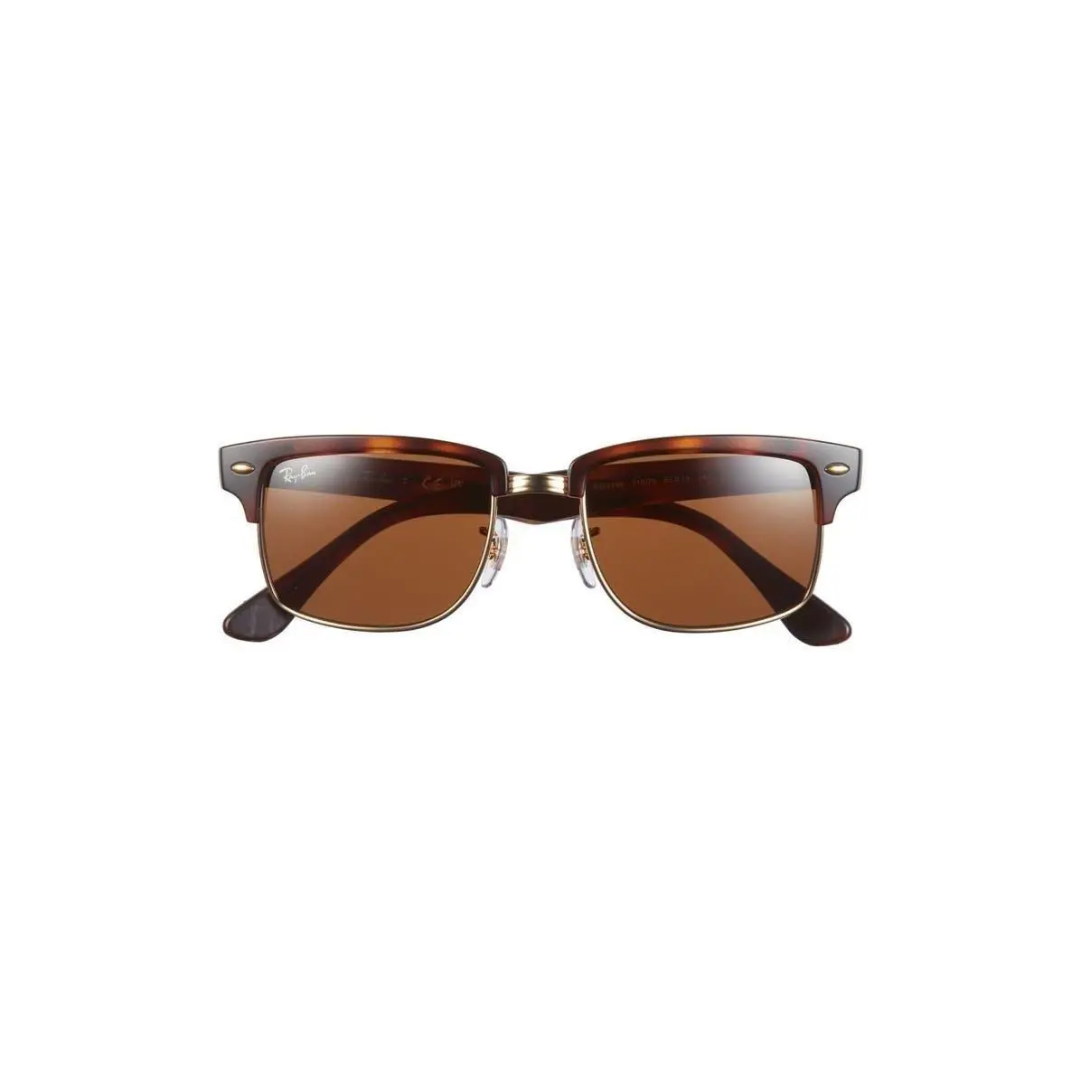 Ray-ban Men 52mm Square Sunglasses Dark Brown
