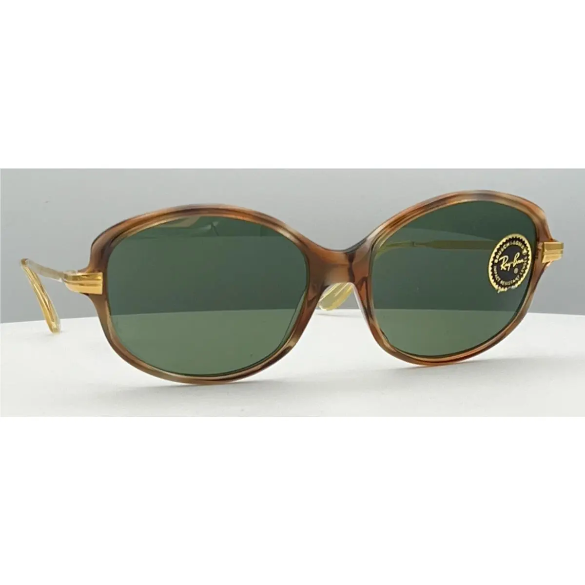 Old Stock Oversized 1970s Amity Ray Ban Bausch Lomb Women`s Sunglasses B L