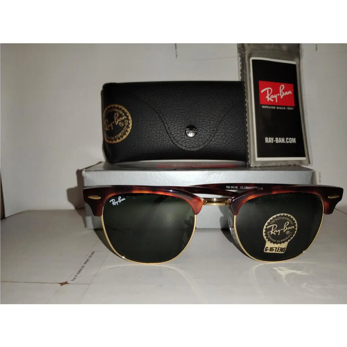 Ray-ban Clubmaster Classic RB3016 51mm Sunglasses - Tortoise Frame / Brown Lens