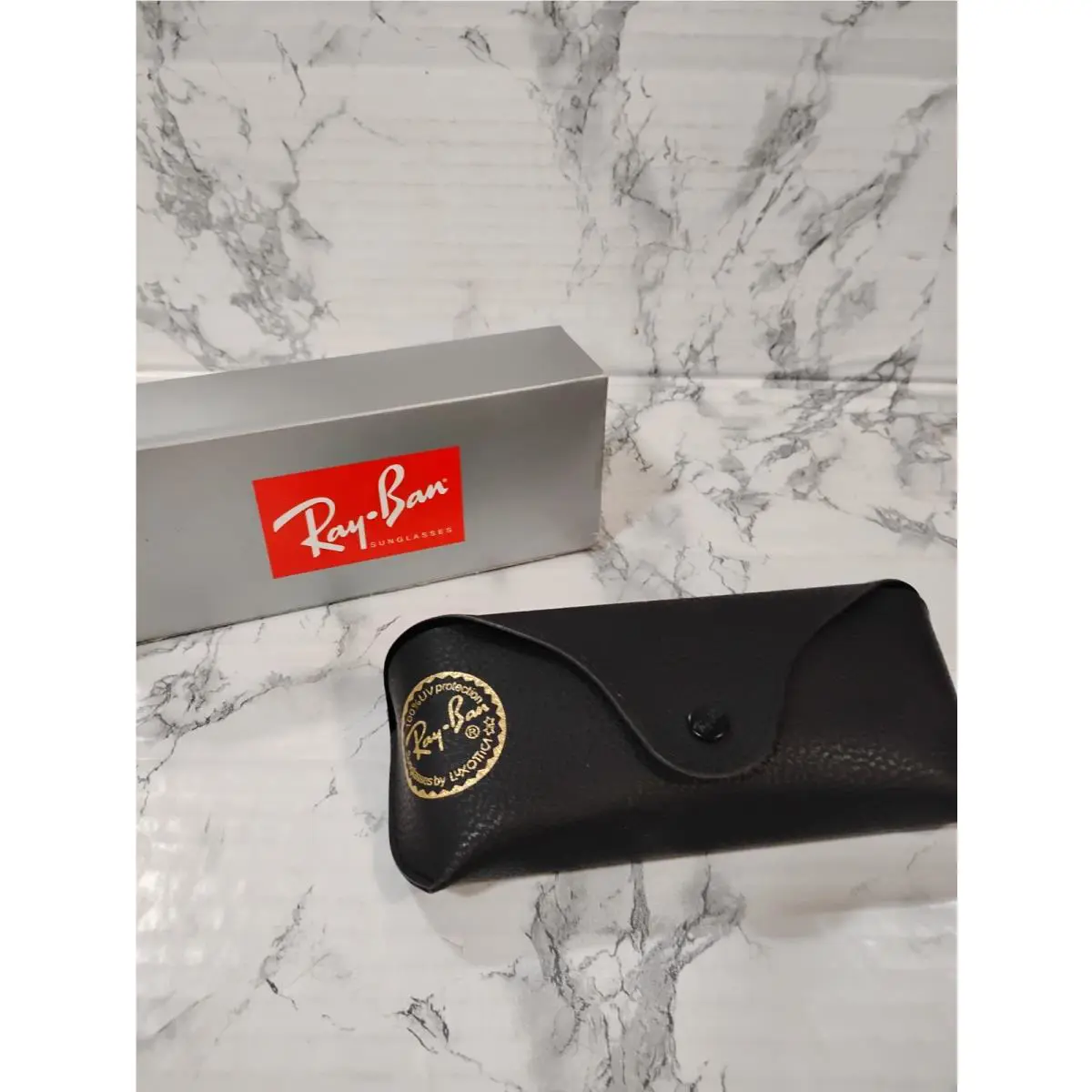 Ray-ban Justin Sunglasses RB 4165 601/71 Gloss Black Green Tinted 54mm with Case