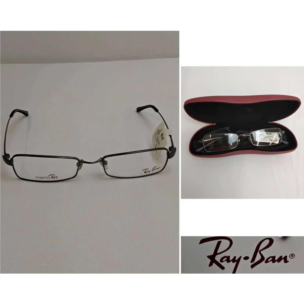 Ray Ban RX7507 Shiney Gunmetal Frames Memo Ray J5297