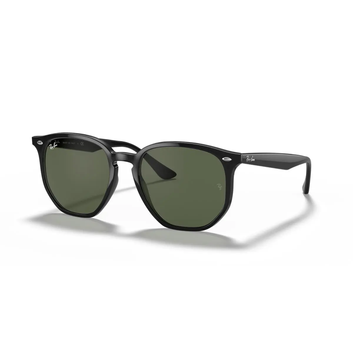 Ray-ban RB4306 Polished Black/dark Green 54 mm Sunglasses RB4306 601/71 54-19 - Frame: Polished Black, Lens: Dark Green