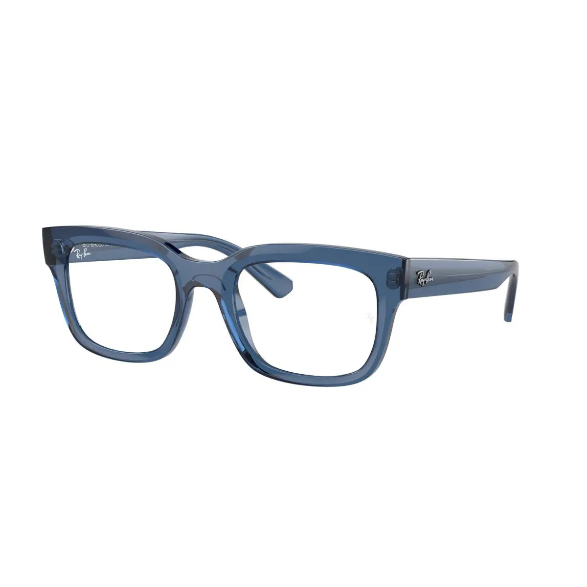 Ray-ban Optical RX 7217 Chad Transparent Dark Blu 8266 Eyeglasses