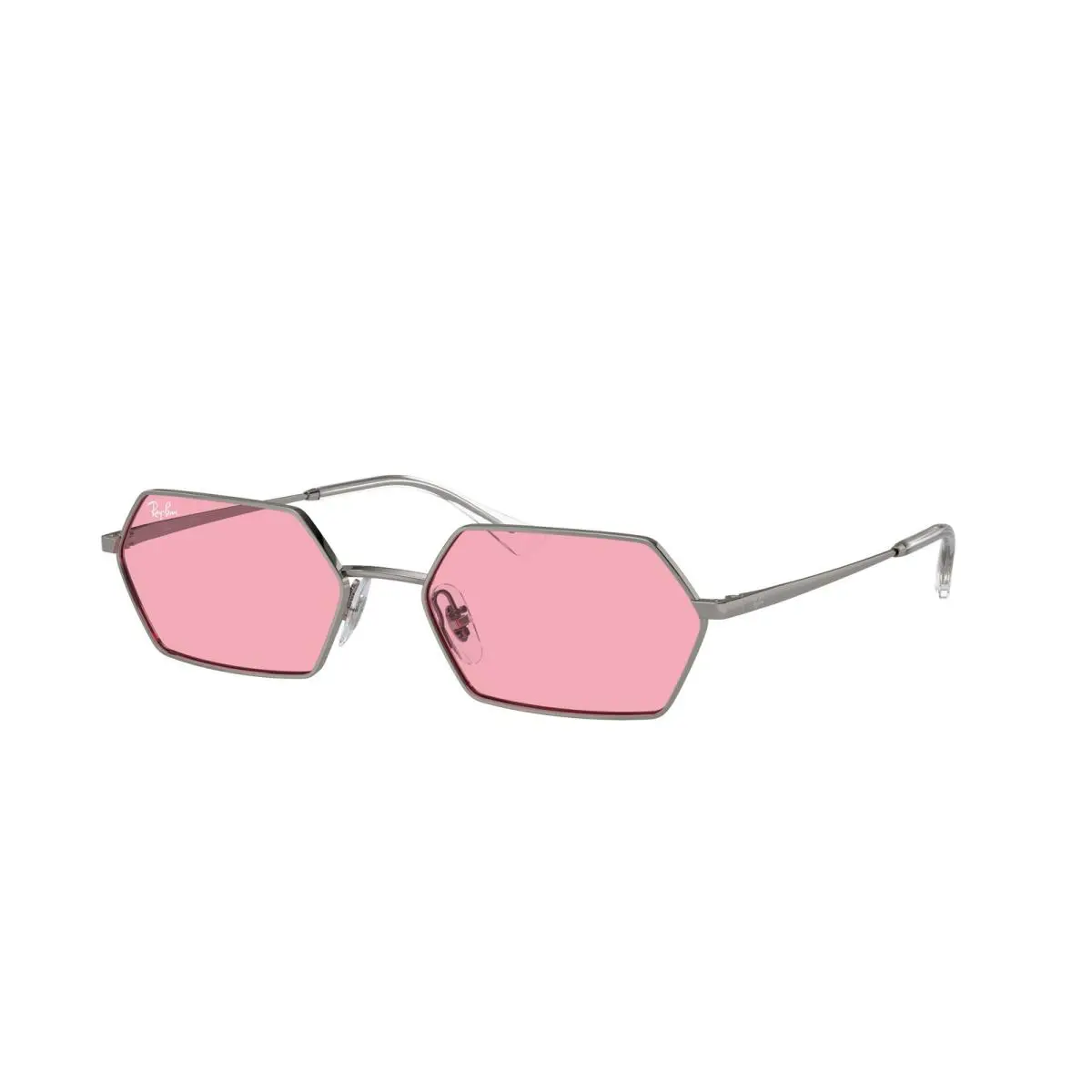 Ray-ban RB 3728 Yevi Gunmetal Pink 004/84 Sunglasses