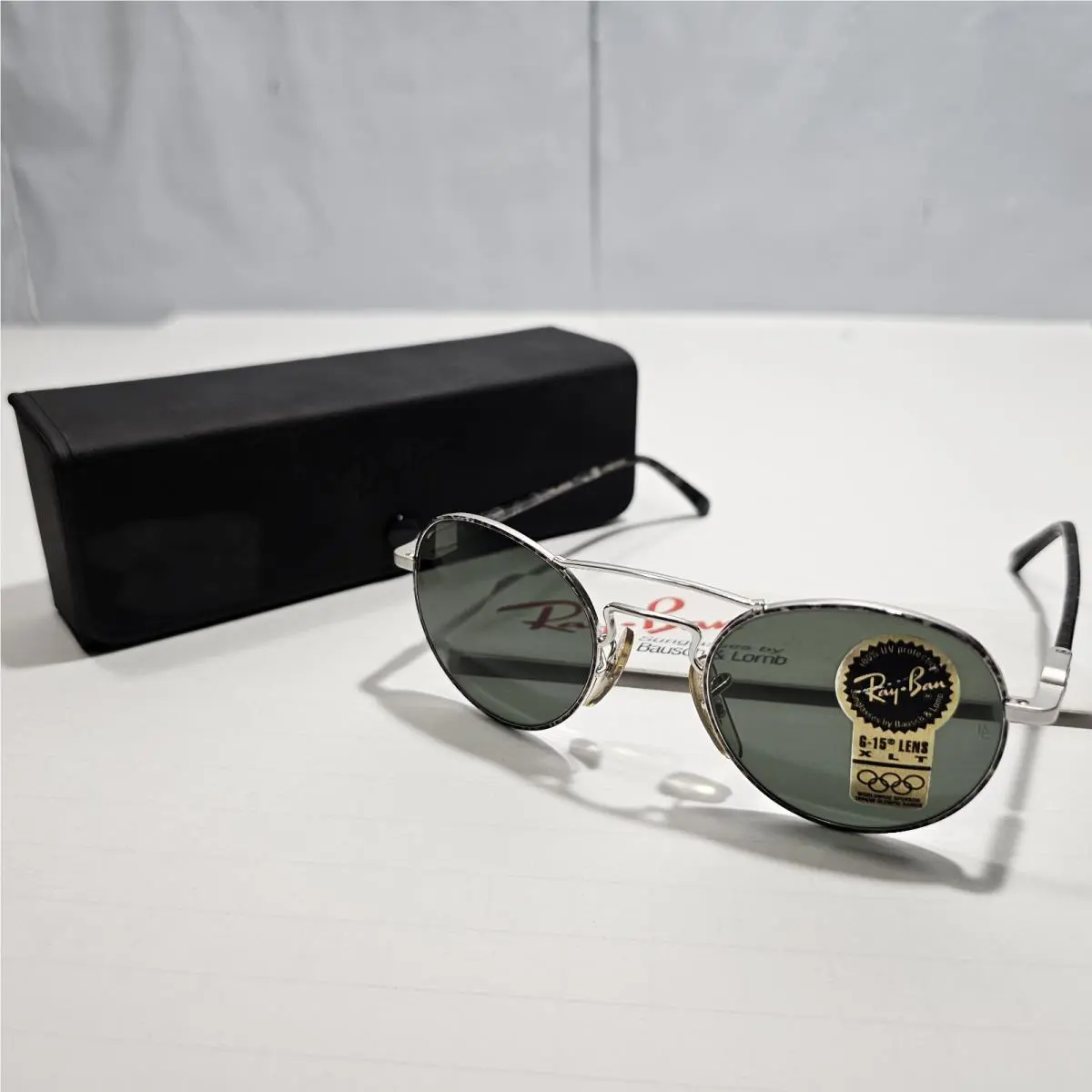Ray-ban B L Chaos W2006 Ypas G-15 Xlt Sunglasses Usa Tortoise Metal Granite Vtg