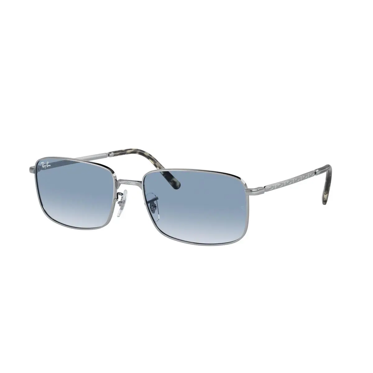 Ray-ban RB 3717 Silver Clear Gradient Blue 003/3F Sunglasses