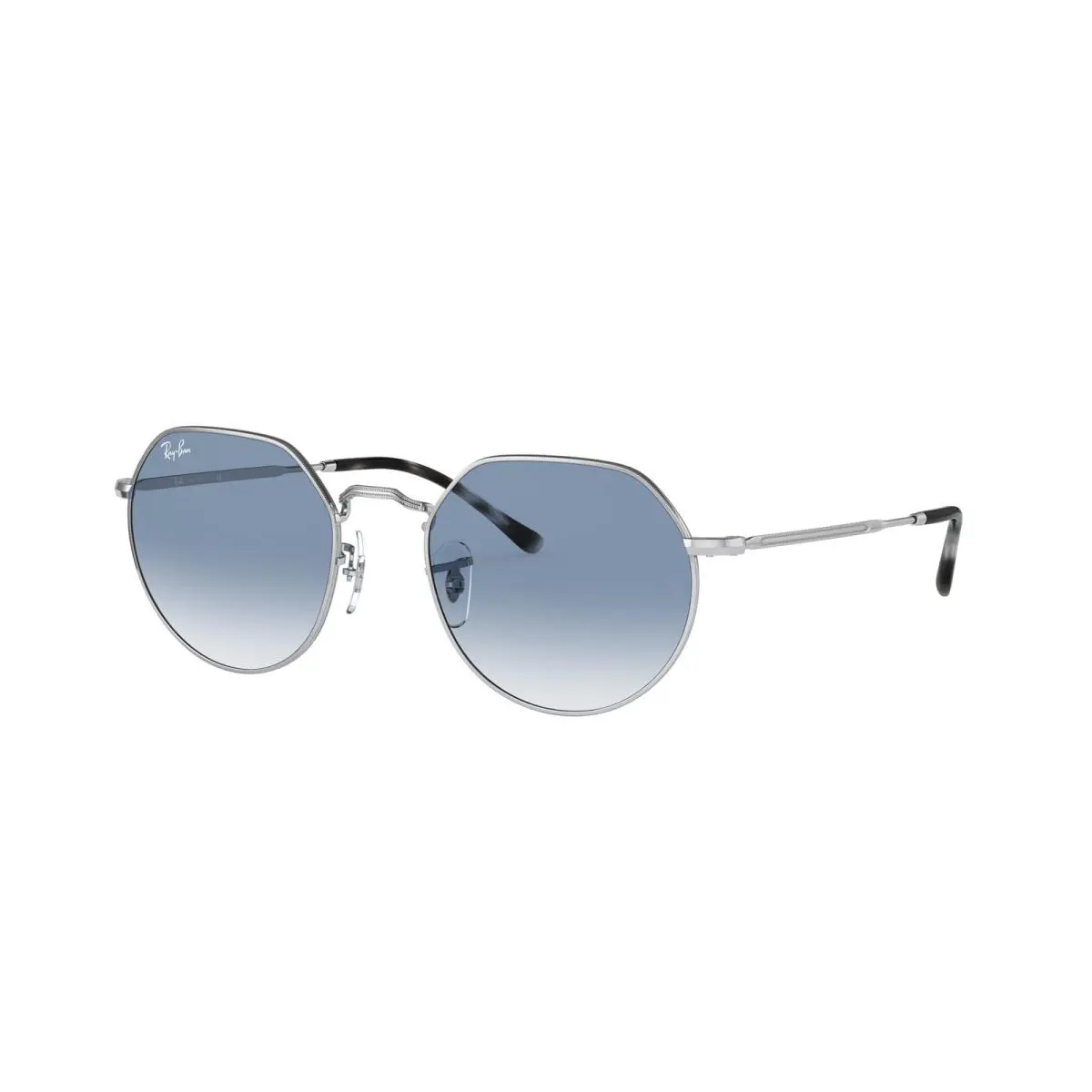 Ray-ban RB 3565 Jack Silver Clear Gradient Blu 003/3F Sunglasses