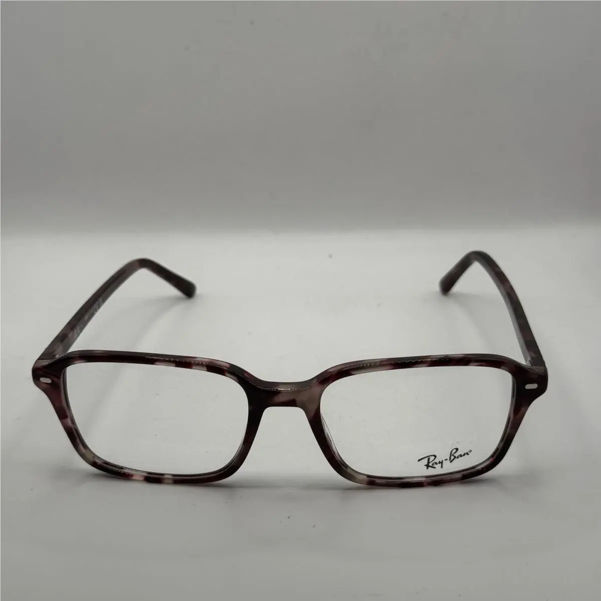 Ray-ban Raimond Slim Square Eyeglass Frames - RX5431 Transparent Fantasy Violet