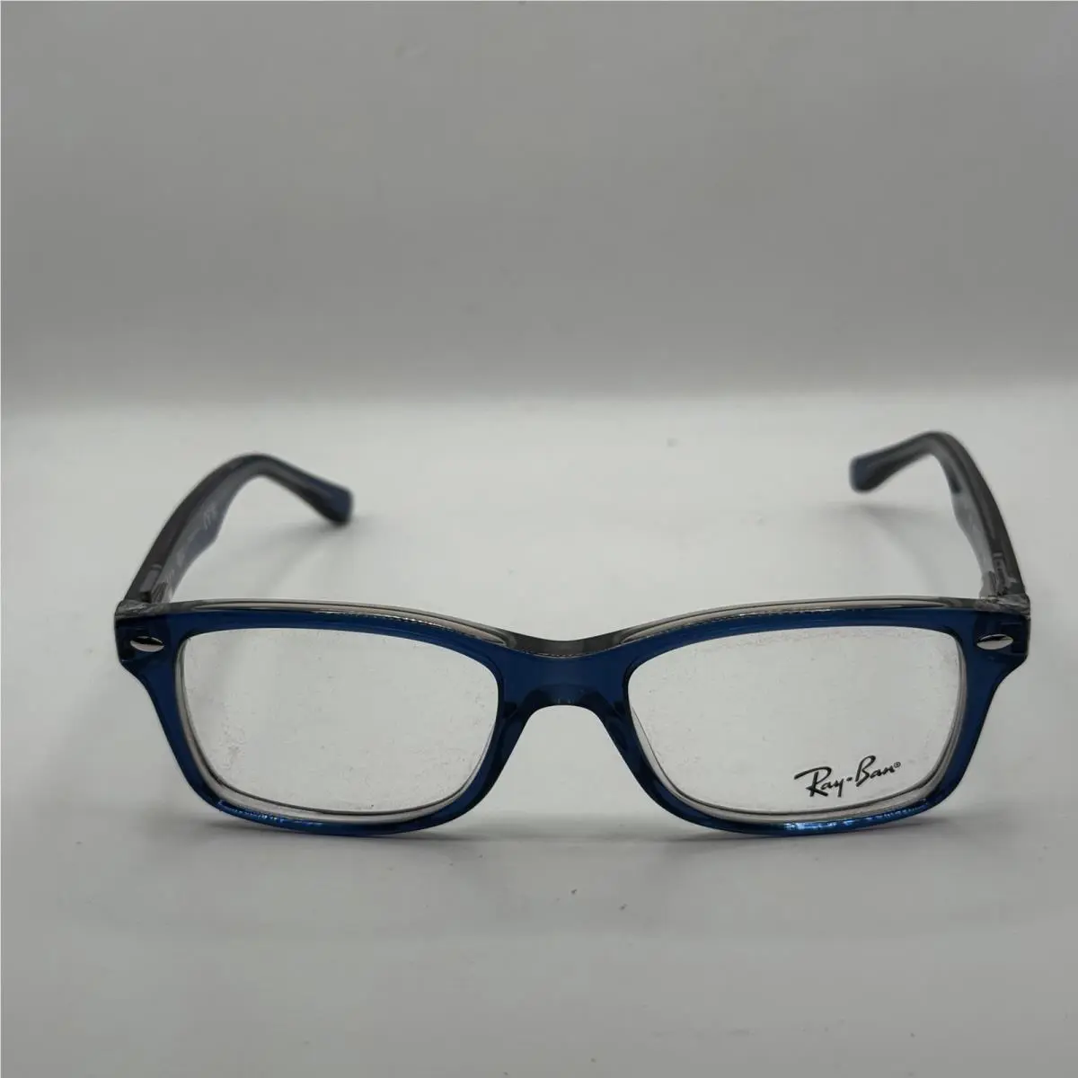 Ray-ban RB 1531 3647 Eyeglasses Blue Gray Frames 48-16-130 Demo Lens and Case