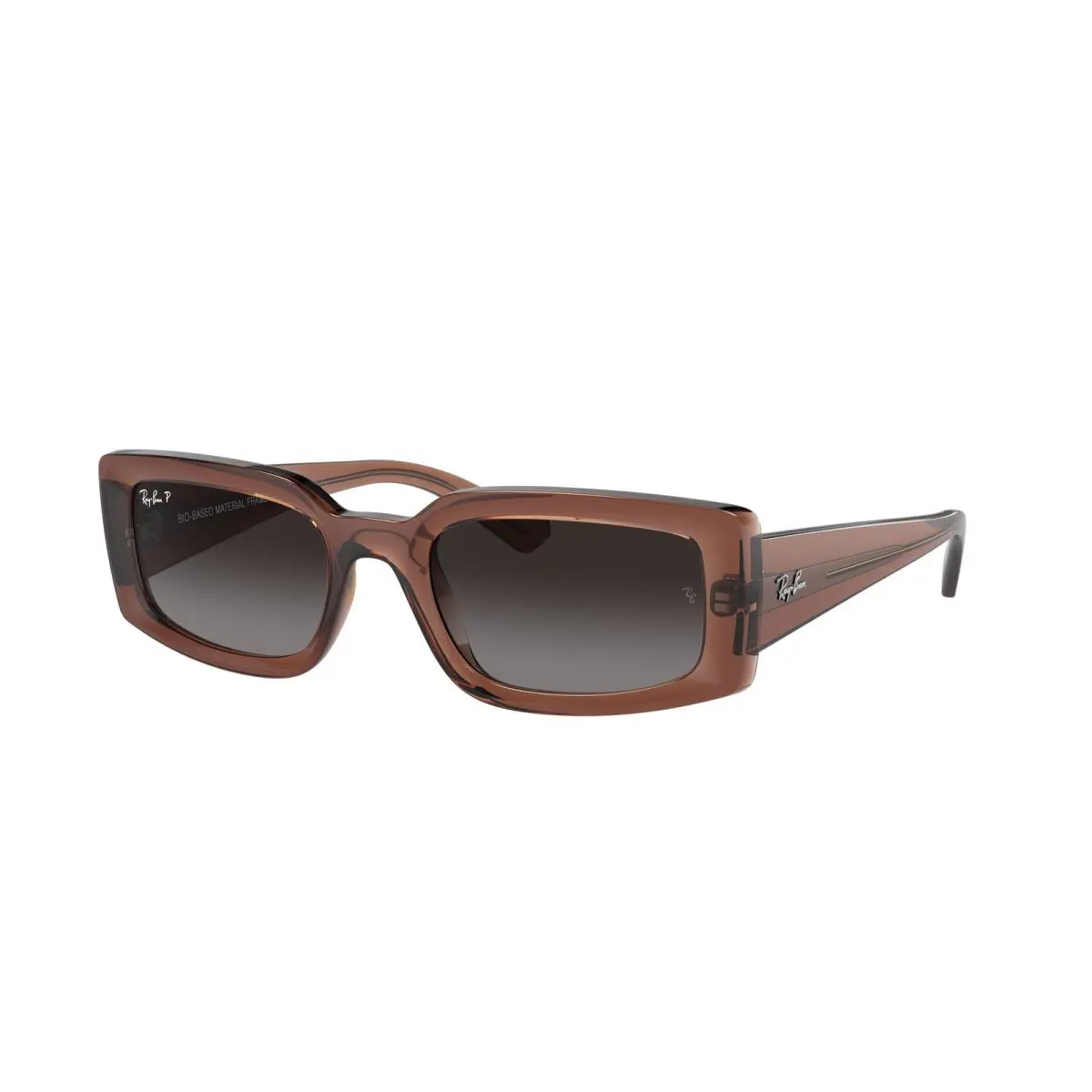 Ray-ban RB 4395 Kiliane Transparent Brown Grey 6678T3 Sunglasses by Ray-Ban