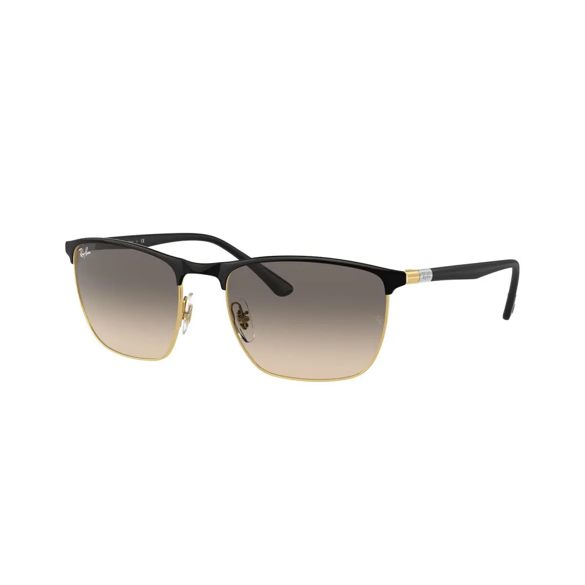 Ray-ban RB 3686 Black on Arista Clear Gradient 187/32 Sunglasses