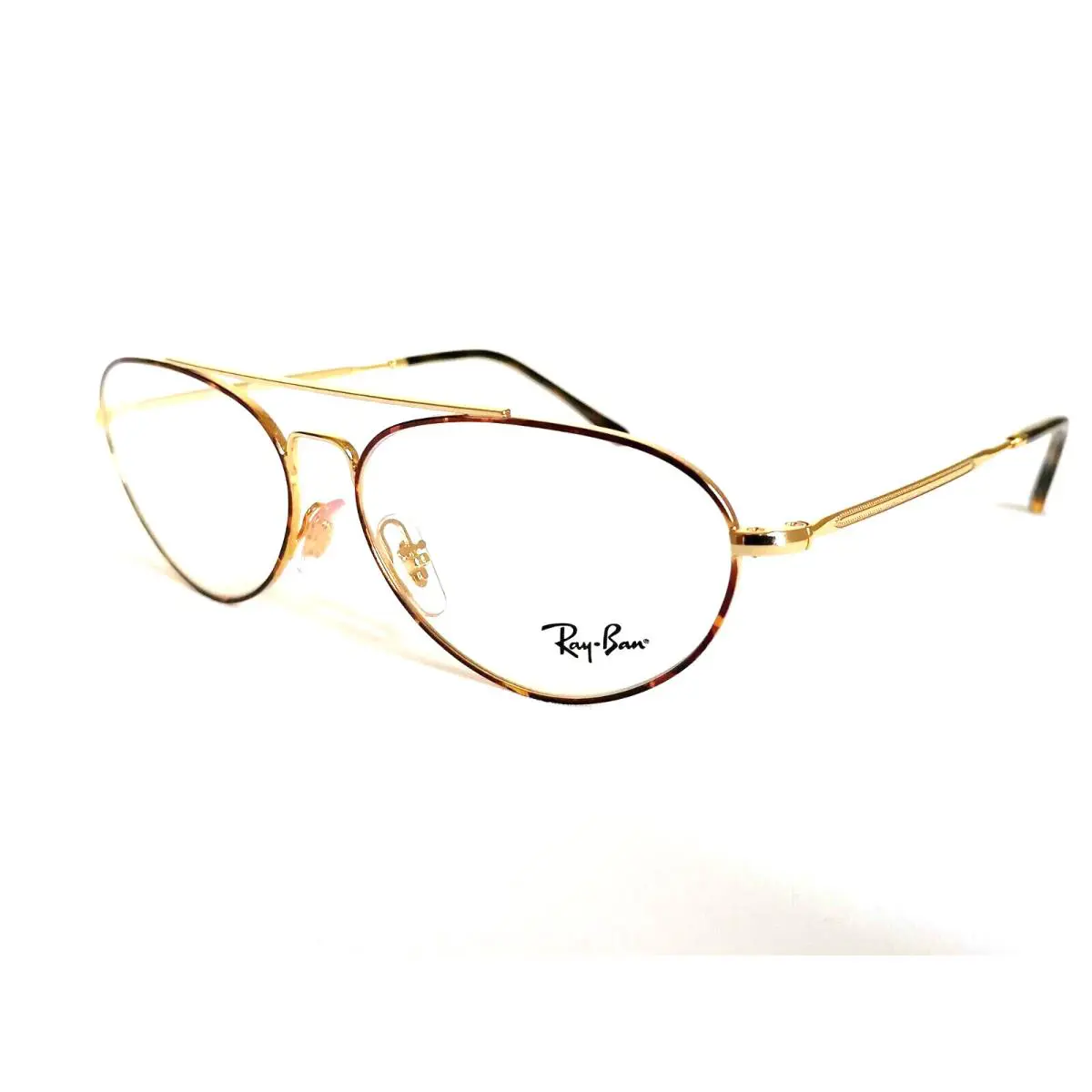 Ray-ban Glasses Aviator Unisex Metal RB6454 2945 58 14 140 Havana on Gold
