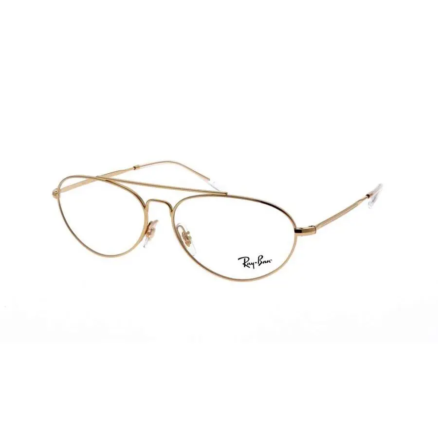 Ray-ban Frames Gold Metal Glasses RB 6454 2500 56-14-140 Unisex Eyeglasses