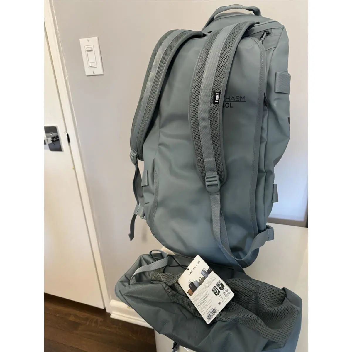 Chasm Duffel Bag Pond Gray 40L by Thule