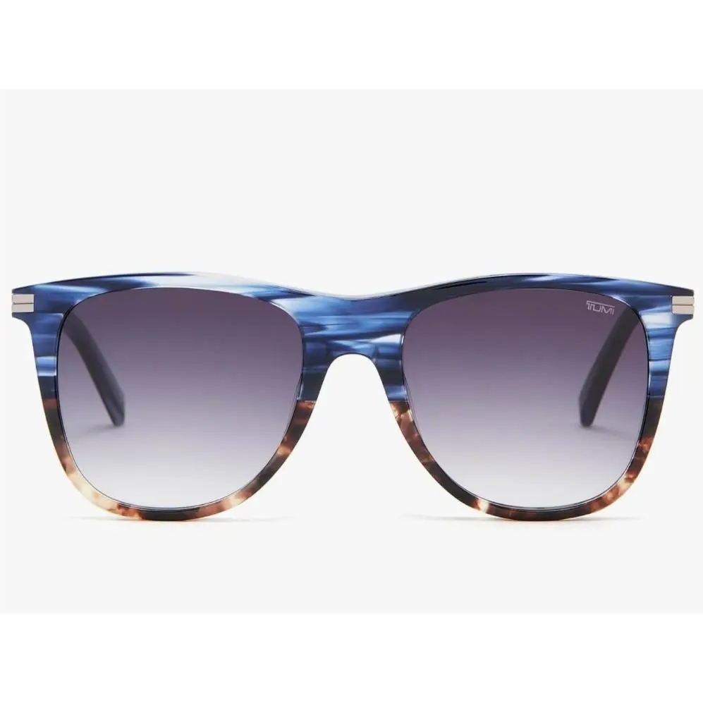Tumi STU506 Men`s Sunglasses in Blue/havana Gradient Size: 53-19-145 W/ Case