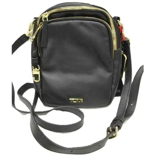 Tumi Voyageur Kendal Leather Crossbody Black