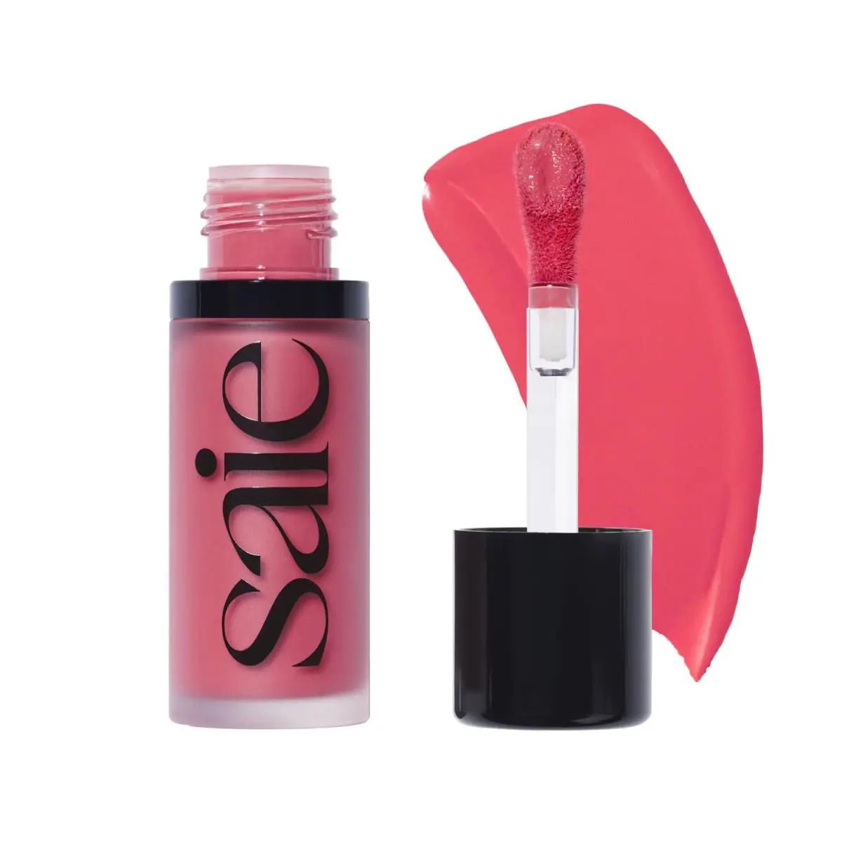 Saie Dew Liquid Blush For Cheeks Hydrating Cream Blush Stick with a