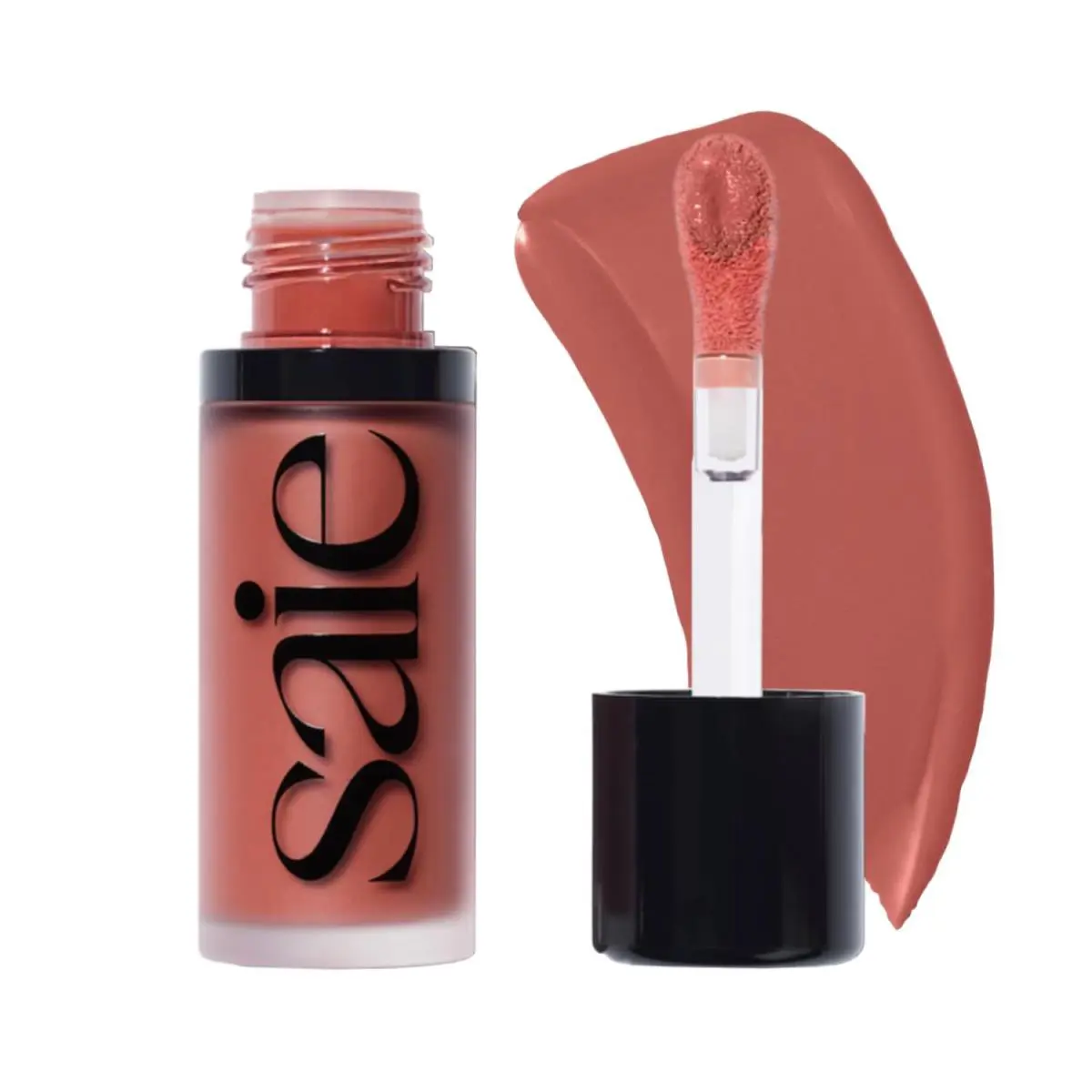 Saie Dew Liquid Blush For Cheeks Hydrating Cream Blush Stick with a