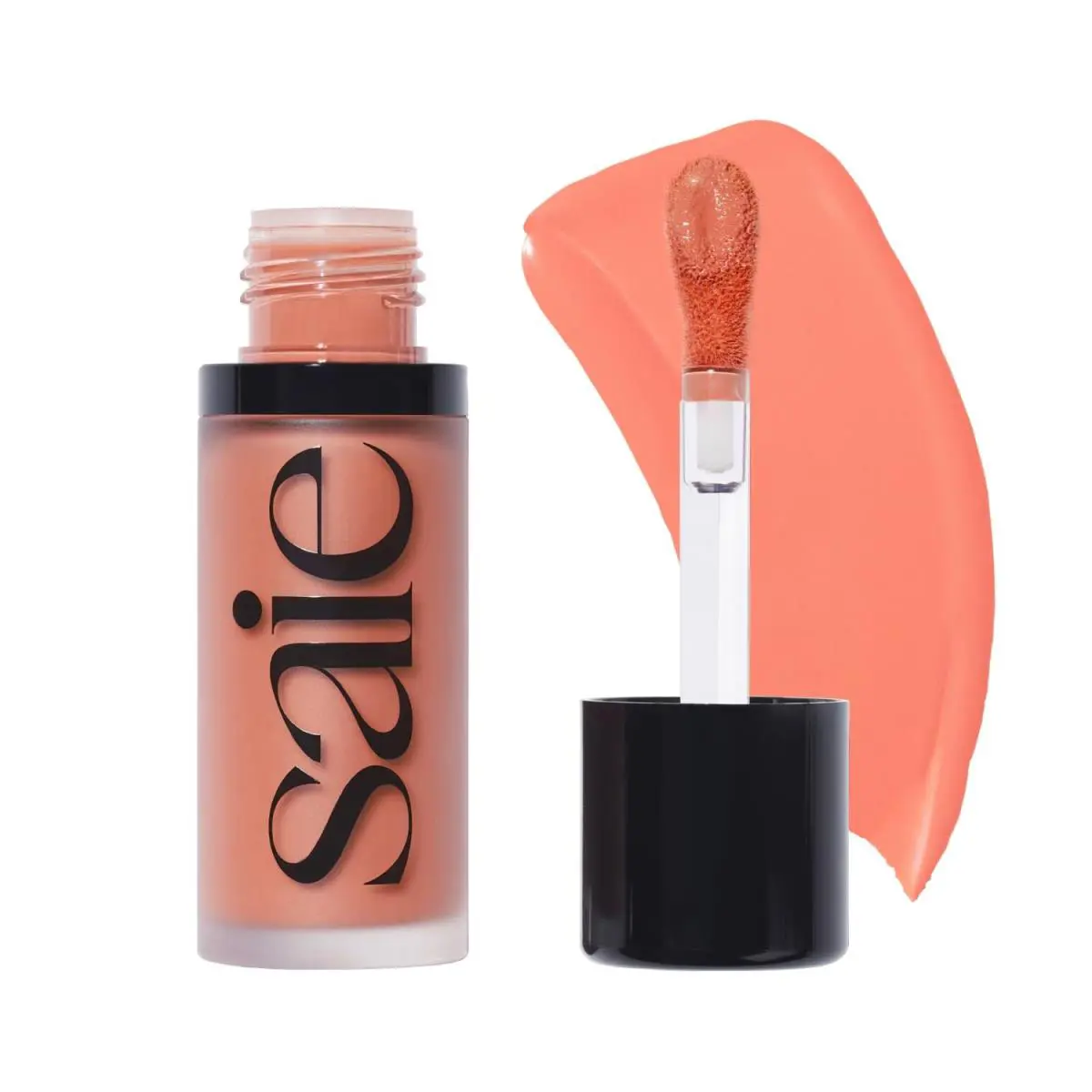 Saie Dew Liquid Blush For Cheeks Hydrating Cream Blush Stick with a