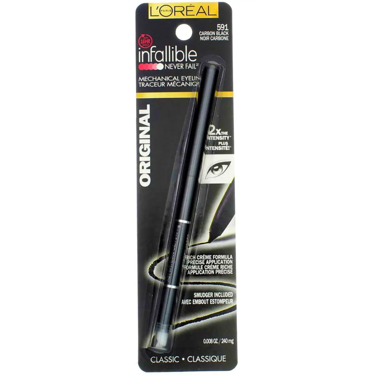 5 Pack L`oreal Paris Infallible Mechanical Eyeliner Carbon Black 591 0.008