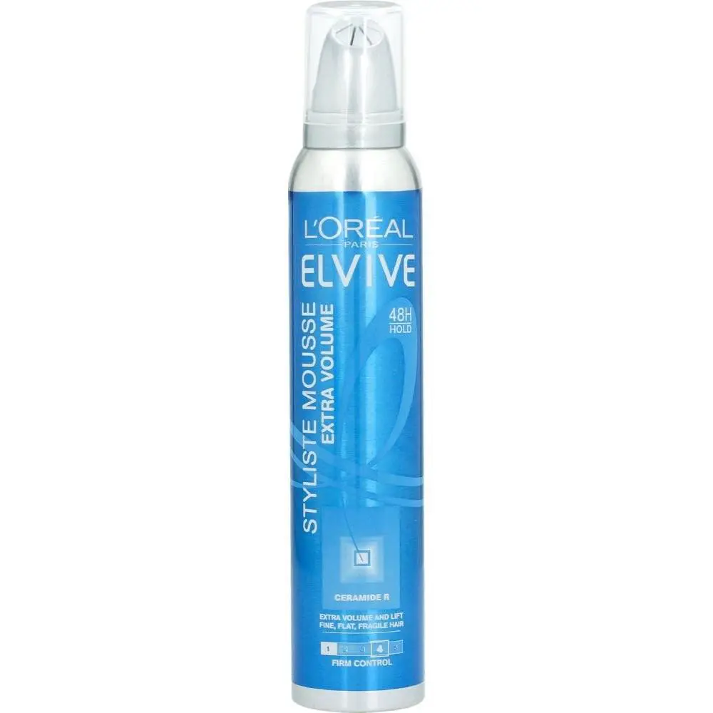 L`oreal Paris Elvive Styliste Extra Volume Firm Control Mousse 200 mL