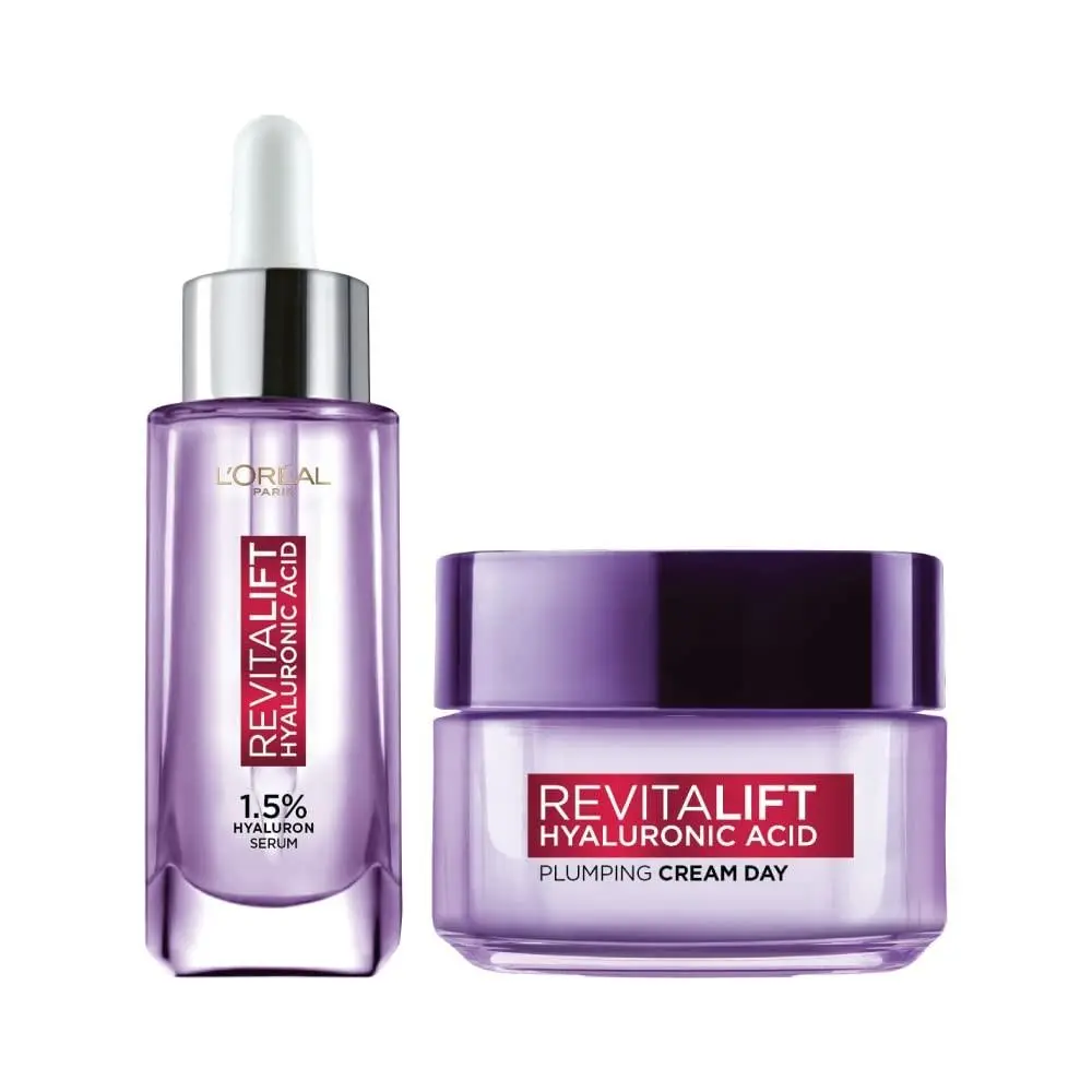 L`oréal L�oreal Hyaluronic Acid Skincare Combo Serum 15ml + Cream 15ml