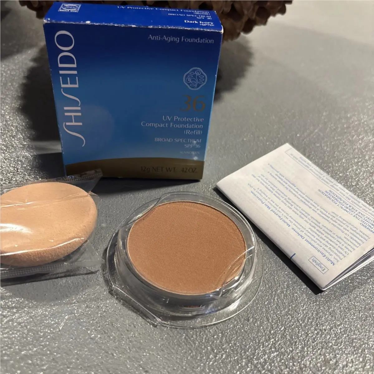 Shiseido UV Protective Compact Foundation Refill Spf 36 - Dark Ivory SP70