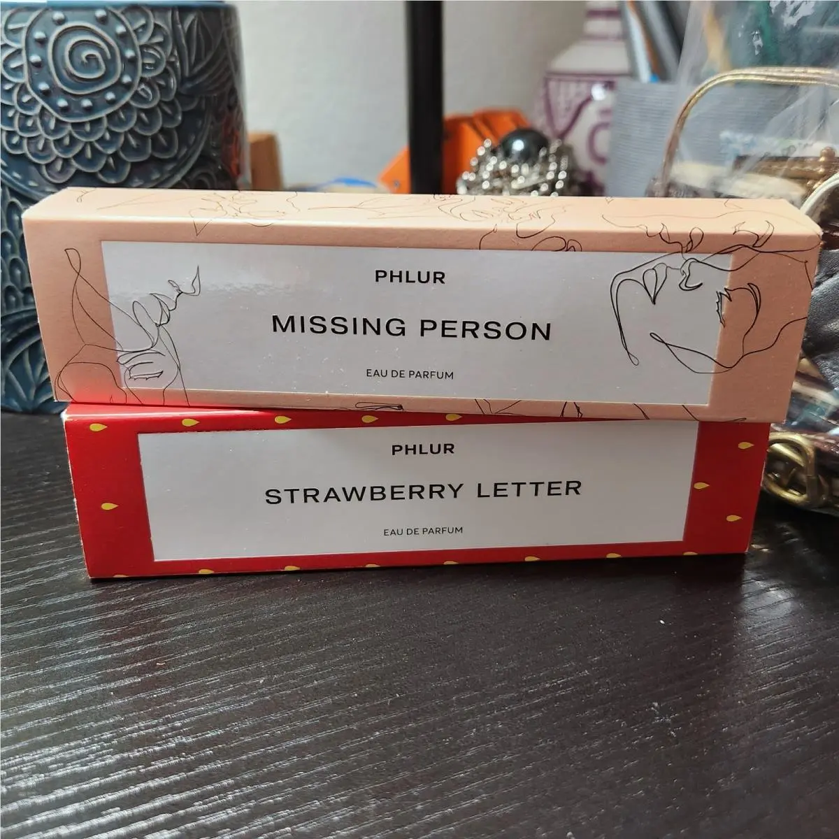 Phlur Missing Person + Strawberry Letter Edp Eau De Parfum Sprays .32oz/9.5ml x2