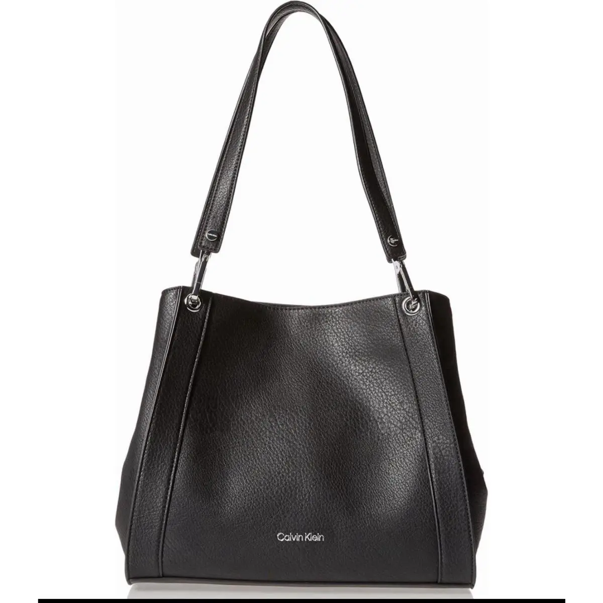 Calvin Klein Garnet Reyna Triple Compartment Shoulder Black H1JADDY2