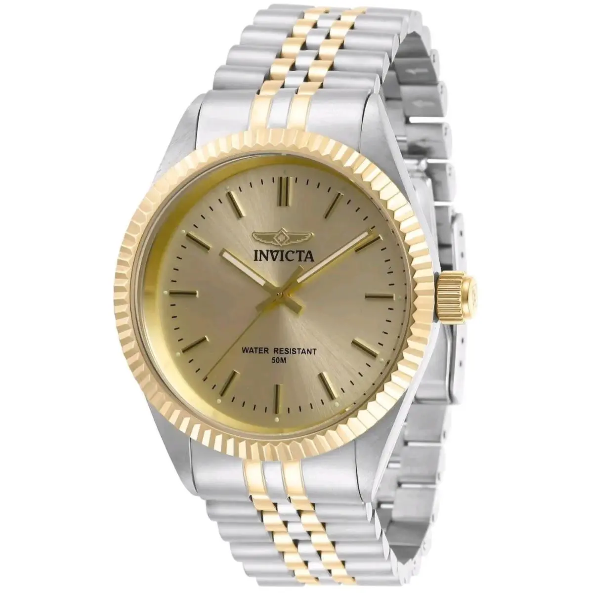 Invicta Specialty Men`s Quartz Watch 43mm Two Tone Steel Gold 29382