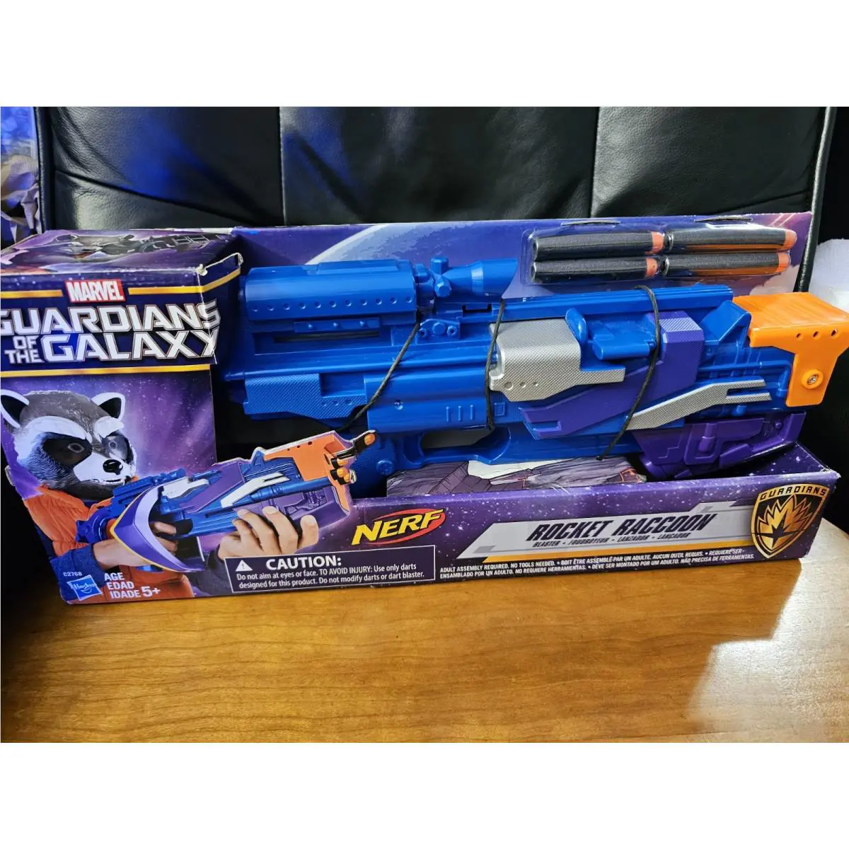 Nerf Marvel Guardians Of The Galaxy Rocket Raccoon Power Blaster